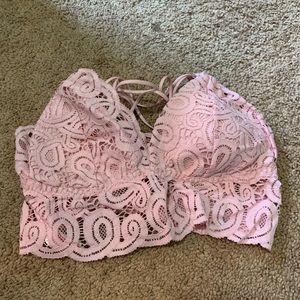 PINK Victoria’s Secrets Pale Pink Lace Bralette